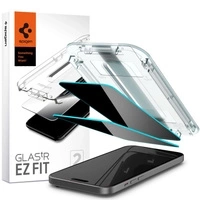SZKŁO HARTOWANE SPIGEN GLAS.TR ”EZ FIT” 2-PACK IPHONE 15 PRIVACY