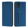 Magnet Card Case For Samsung Galaxy A12 5G Pouch Wallet Card Holder Blue