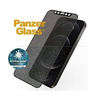 Szkło Hartowane 5D IPHONE 12 / 12 PRO PanzerGlass E2E Super+ Case Friendly AntiBacterial Microfracture Privacy czarne