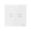 Sonoff T0EU2C-TX two-channel touch Wi-Fi wireless wall smart switches weiß (IM190314010)