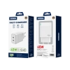 Wall Charger 45W PD GaN 2xUSB-C Jellico C106 white