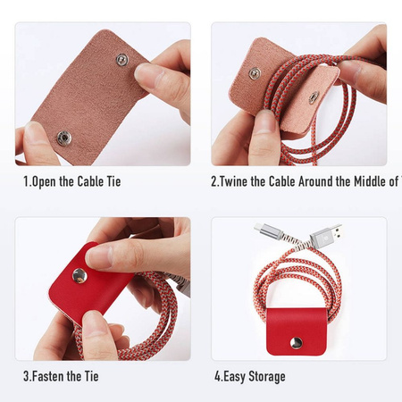 DUX DUCIS Hivo - skórzane etui portfelik do Samsung Galaxy S23 Plus czerwone