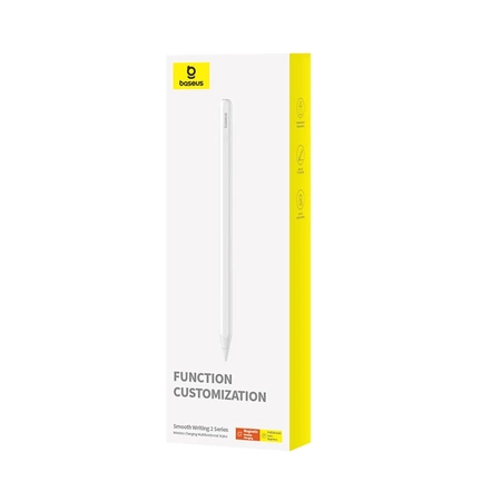 Baseus Smooth Writing 2 Stylus mit aktiver Spitze für iPad mit austauschbarer Spitze – Weiß