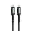 FORCELL F-ENERGY C259 kabel Typ C do Lightning PD 3A 27W Cafule 1,2 m czarny