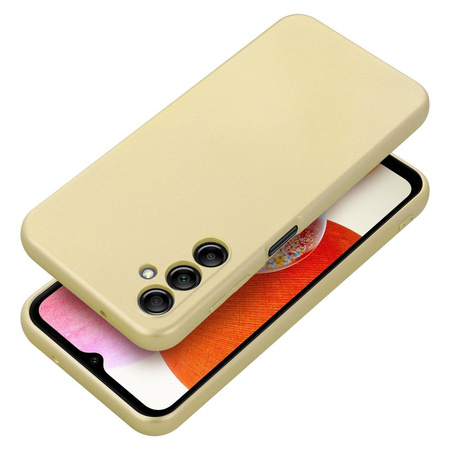 Futerał METALLIC do SAMSUNG A14 5G / A14 4G złoty
