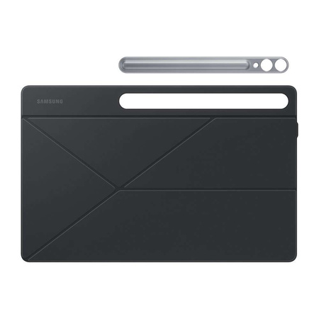 Etui z klapką i podstawką do Samsung Galaxy Tab S9+ Smart Book Cover - czarne
