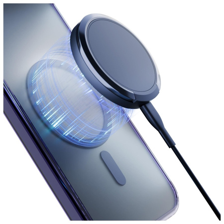 Etui 3MK Frosty MagCase do Apple iPhone  17 Pro fioletowy