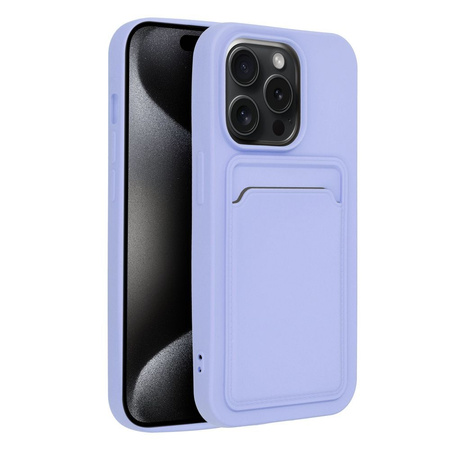 Futerał CARD CASE do IPHONE 15 PRO fioletowy