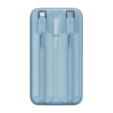 Powerbank Baseus Comet with USB to USB-C cable, 10000mAh, 22.5W (blue)