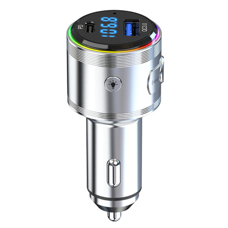 Accessories - 3mk Hyper Car Power Transmitter 48W QC PD PPS USB 1C1A Silver