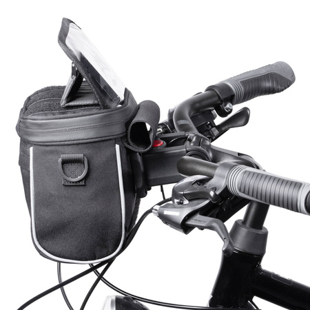 Wozinsky bicycle handlebar bag bike shoulder bag black (WBHBB-01)