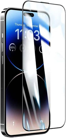 Hartowane szkło MyScreen LITE Diamond Glass edge Full Glue do Iphone 15 (6,1") czarne