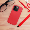 Leather Mag Cover kompatybilne z MagSafe do IPHONE 15 PLUS czerwony