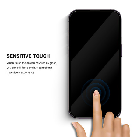 Szkło hartowane 2,5D Premium do iPhone 15 Pro Max 6,7&quot;