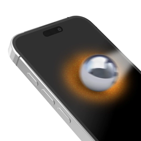 SBS D3O gehärtetes Glas mit Rahmen für iPhone 14 Pro