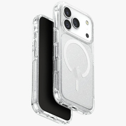 Etui UNIQ LifePro Xtreme do iPhone 17    Pro Magclick Charging przezroczysty/brokat
