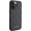Etui Guess 4G Metal Gold Logo na iPhone 15 Pro Max - szare