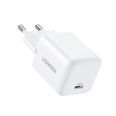 Ładowarka sieciowa Ugreen X513 30W GaN 1x USB-C + kabel USB-C 1m - biała