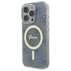 Original Case IPHONE 16 PRO MAX Guess Hardcase IML 4G MagSafe (GUHMP16XH4STB) blue