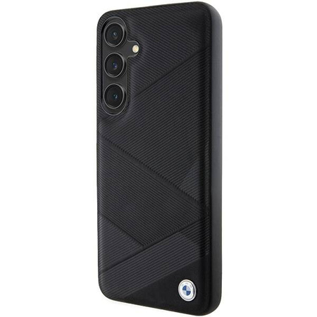 BMW BMHCS24M23RCGPK S24+ S926 schwarz/schwarzes Hardcase Signature Leather Crossing Lines Pattern