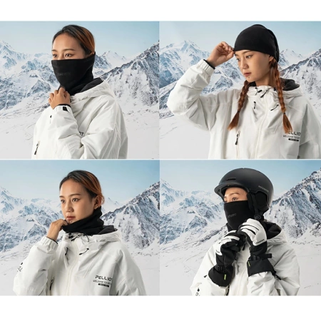 Qunature Oli Ski Neck Warmer Size M - Black