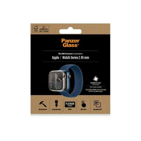 Gehärtetes Glas 5D APPLE WATCH 7 (45MM) PanzerGlass Full Body (3659) transparent
