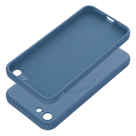 Futerał Silicone Mag Cover kompatybilny z MagSafe do IPHONE 7 / 8 / SE 2020 / SE 2022 niebieski