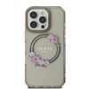 Guess GUHMP16LHFWFCK iPhone 16 Pro 6.3" czarny/black hardcase IML Flowers Wreath MagSafe
