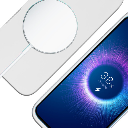 Apple iPhone 16 - 3mk Hardy MagSilicone White