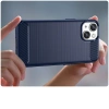 Carbon Case iPhone 14 Hülle flexible Gel Rückseite blau