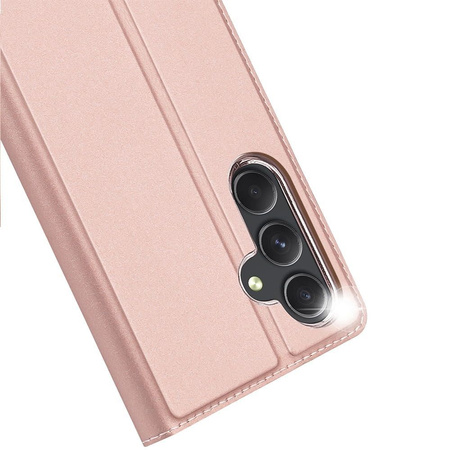 Etui Dux Ducis Skin Pro do Samsung S24+ z klapką - różowe