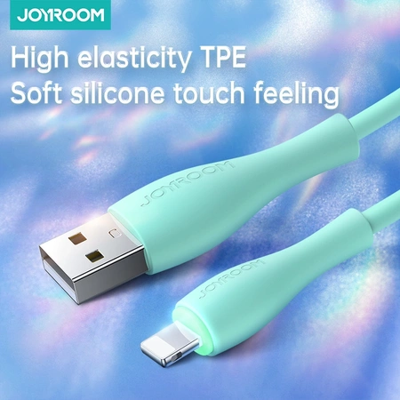 USB - Lightning Joyroom S-2030M8 3A 2m cable - green