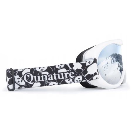 Qunature Panda Kinderskibrille - Schwarz/Weiß