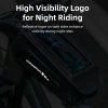 Rockbros 30120064001 wasserdichte Rahmen-Fahrradtasche mit Telefonabdeckung – Schwarz