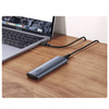 Ugreen kieszeń na dysk obudowa dysku twardego M.2 B-Key SATA 3.0 5Gbps szary + kabel USB Typ C (CM400)