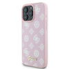 Guess GUHMP16LPGPYSP iPhone 16 Pro 6.3" różowy/pink hardcase Peony Script Logo MagSafe