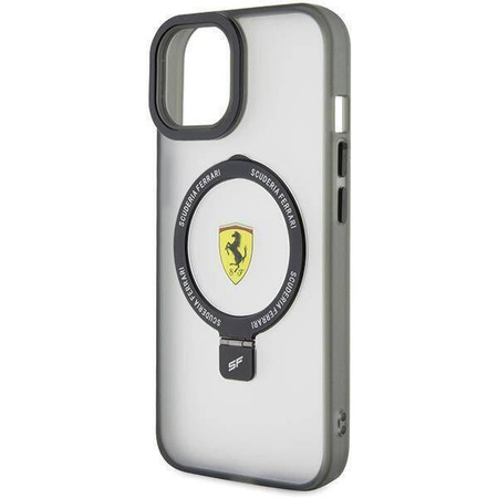 Etui Ferrari Ring Stand 2023 Collection MagSafe na iPhone 15 - przezroczyste