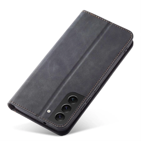 Magnet Fancy Case für Samsung Galaxy S23+ Flip Cover Wallet Stand schwarz