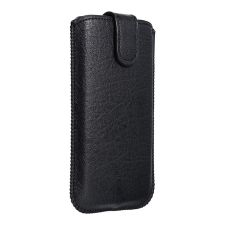 Futerał Skórzany Uniwersalny Slim Kora 2 - do Samsung I9100 Galaxy S2/LG L7/Xperia J czarny