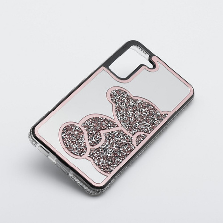 Futerał TEDDY BEAR do SAMSUNG S25 Edge różowy