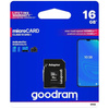 Goodram Microcard 16 GB karta pamięci micro SD HC UHS-I class 10, adapter SD (M1AA-0160R12)