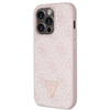Oryginalne Etui IPHONE 14 PRO Guess Hardcase Crossbody 4G Metal Logo (GUHCP14LP4TDSCPP) różowe