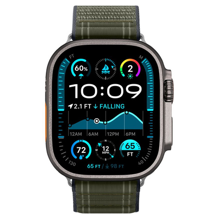 SPIGEN WBF0 BAND APPLE WATCH 8 / 9 / 10 / 11 / SE / ULTRA (44 / 45 / 46 / 49 MM) GREEN