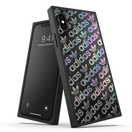 Original Handyhülle IPHONE X / XS Adidas OR SQUARE Case 34975 schwarz