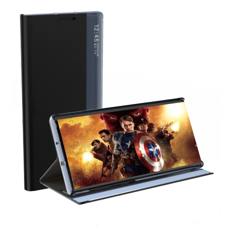 New Sleep Case pokrowiec etui z klapką z funkcją podstawki Samsung Galaxy A73 czarny