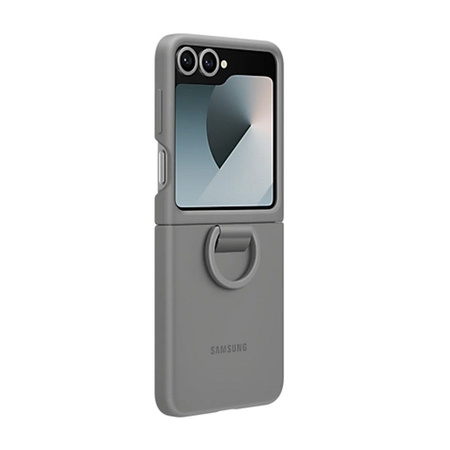 Etui Samsung EF-PF741TJEGWW Z Flip6 F741 szary/gray Silicone Case with Ring
