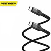 DENMEN KABEL USB TYP-C DO TYP-C  CZARNY 5A 100w D59C-B