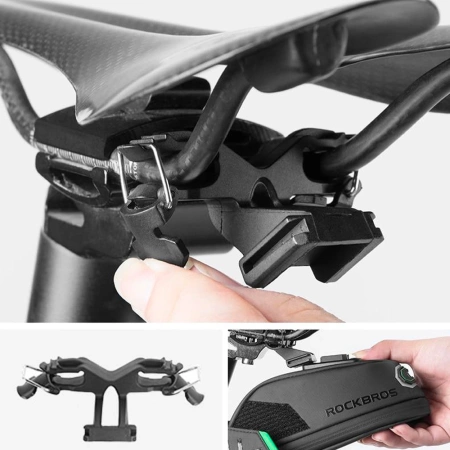 Rockbros C27-1 Fahrradtasche unter dem Sattel - Schwarz