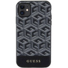 Guess GUHMN61HGCFSEK iPhone 11 / Xr 6.1" czarny/black hardcase GCube Stripes MagSafe
