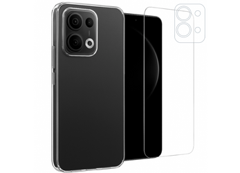 Etui do Oppo Reno 13 + Szkło na ekran + Szkło na aparat